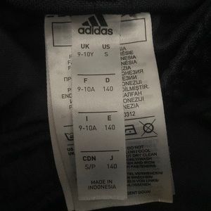 Space grey adidas pants